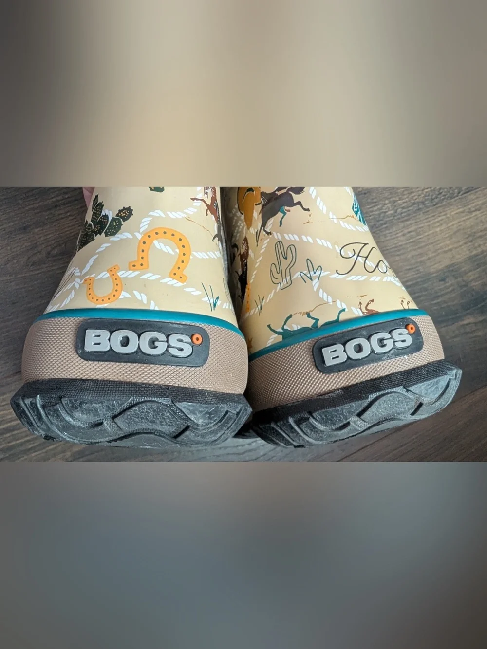 Bogs Kids New Western Rain Boots Youth Size 5